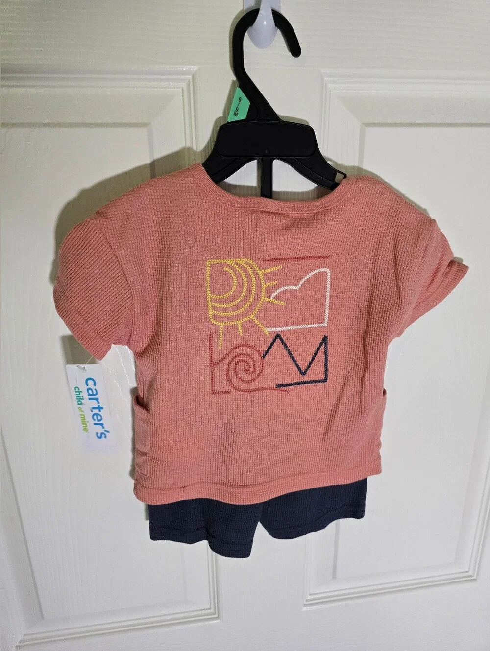 NWT Carter's Baby Boys Explore Daily Waffle Knit Set 6-9M